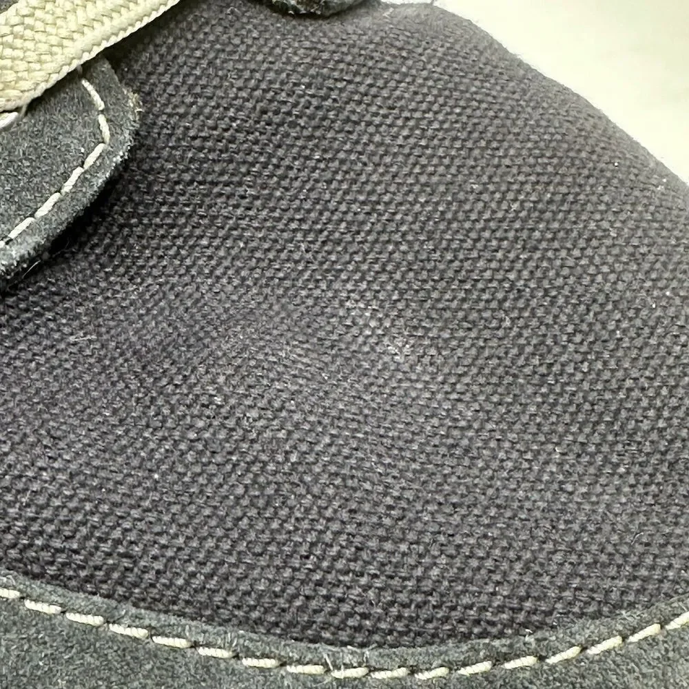 Clarks Shoes Mens 11 Navy Blue Canvas Lace Up Sneakers Soft Cushion Ortholite‎